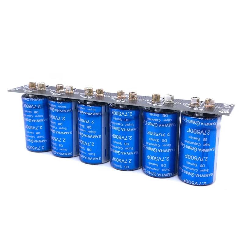 1 Piece Plastic + Metal Farad Capacitor Super Capacitor Automotive Capacitor 2.7V500F With Protection Board
1 Piece Plastic + Metal Farad Capacitor Super Capacitor Automotive Capacitor 2.7V500F With Protection Board