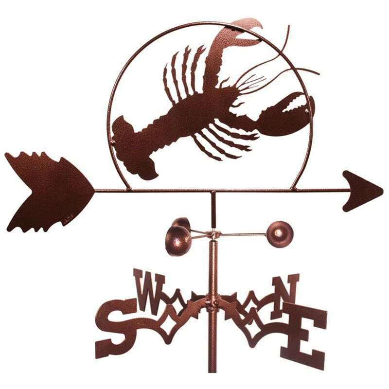 Lobster Weather Vane Stainless Steel Spray Paint Outdoor Rooftop Roof Ornaments 
Lobster Weather Vane Stainless Steel Spray Paint Outdoor Rooftop Roof Ornaments
