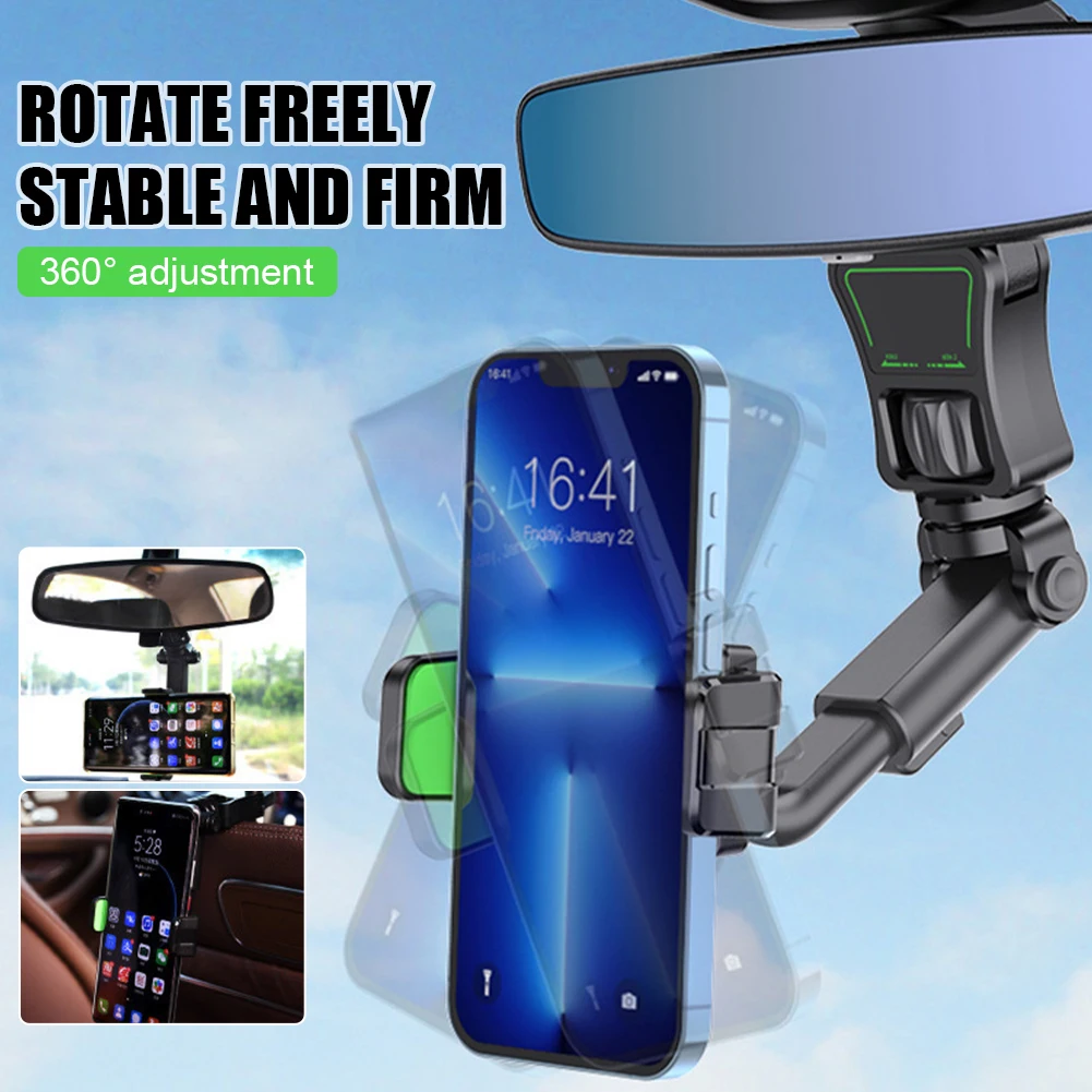Car Phone Holder Multifunction 360 Degree Rotatable Car Rearview Mirror Phone Bracket Hanging Clip Adjustable Phone Rack for Car
Car Phone Holder Multifunction 360 Degree Rotatable Car Rearview Mirror Phone Bracket Hanging Clip Adjustable Phone Rack for Car