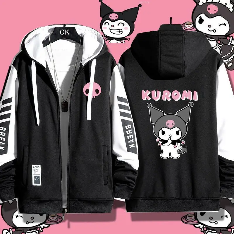 Kawaii Sanrio Kuromi Long Sleeve Hooded Top Coat Cute Cartoon Male Female Casual Coat Couple Dress Winter Birthday ChristmasGift
Kawaii Sanrio Kuromi Long Sleeve Hooded Top Coat Cute Cartoon Male Female Casual Coat Couple Dress Winter Birthday ChristmasGift