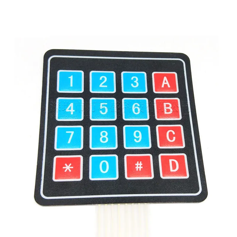 100Pcs Thin Film Keyboard New 16 Key 4 X 4 Membrane Switch Keypad 4x4 4*4 Matrix Array Matrix Keyboard
100Pcs Thin Film Keyboard New 16 Key 4 X 4 Membrane Switch Keypad 4x4 4*4 Matrix Array Matrix Keyboard