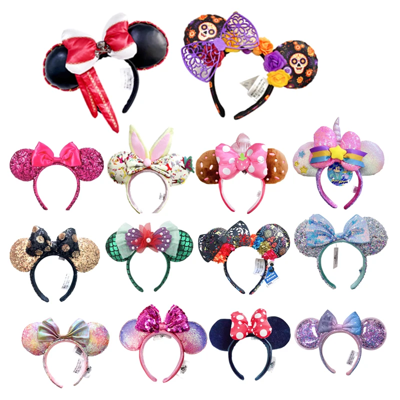 Disney Mickey Mouse Ear Headband Green Mermaid Hair Hoop Fish scale sequin mesh Ribbon Party Headwear Girl Toy Birthday Gift
Disney Mickey Mouse Ear Headband Green Mermaid Hair Hoop Fish scale sequin mesh Ribbon Party Headwear Girl Toy Birthday Gift