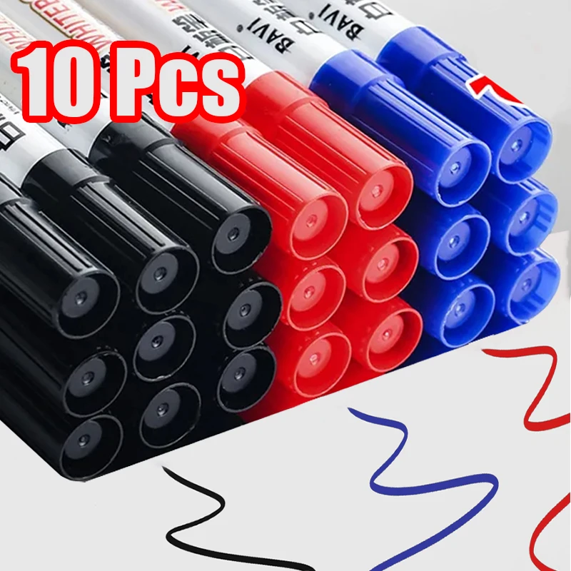 Waterborne Marker Pen Easy Erase Whiteboard Marker Pen Black/Blue/Red Ink Crude Nib Marker Pen School Office Supplies Stationery
Waterborne Marker Pen Easy Erase Whiteboard Marker Pen Black/Blue/Red Ink Crude Nib Marker Pen School Office Supplies Stationery