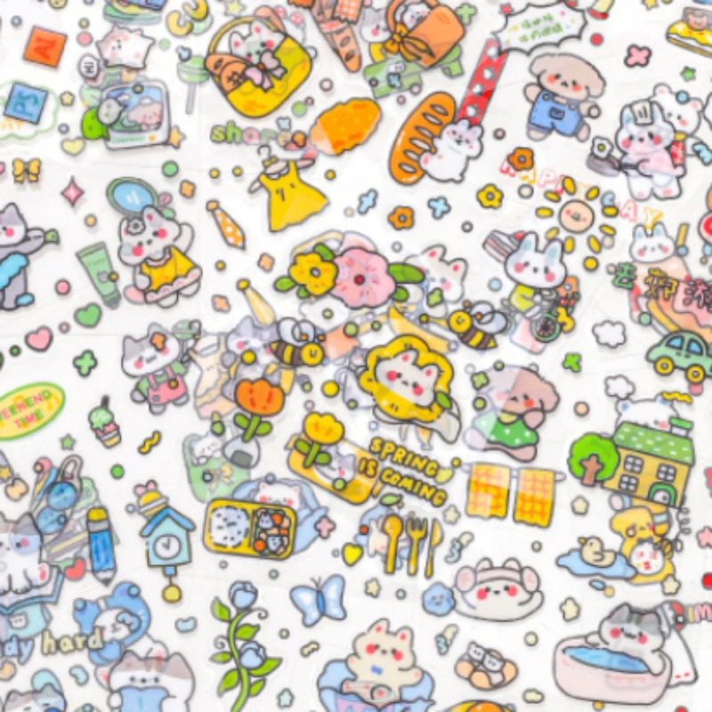 Kawaii Animal Series PVC Sticky Sticker 1 Piece 8*8cm DIY Scrapbooking Journal Diary Decoration Supplies
Kawaii Animal Series PVC Sticky Sticker 1 Piece 8*8cm DIY Scrapbooking Journal Diary Decoration Supplies
