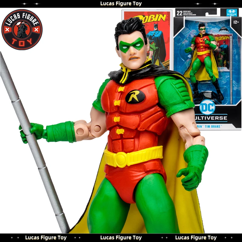 New In Stock Robin Tim Drake (Robin: Reborn) 7-Inch-Scale (18Cm) Mcfarlane Toys Dc Multiverse Action Figure Original Unopened
New In Stock Robin Tim Drake (Robin: Reborn) 7-Inch-Scale (18Cm) Mcfarlane Toys Dc Multiverse Action Figure Original Unopened