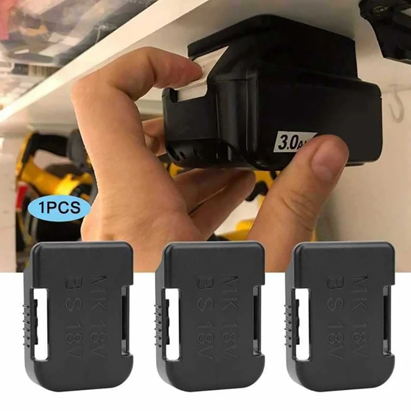 1PCS Black Plastic Battery Storage Mount Holder Belt Slot Rack For Makita/Bosch 18V Fixing Devices
1PCS Black Plastic Battery Storage Mount Holder Belt Slot Rack For Makita/Bosch 18V Fixing Devices