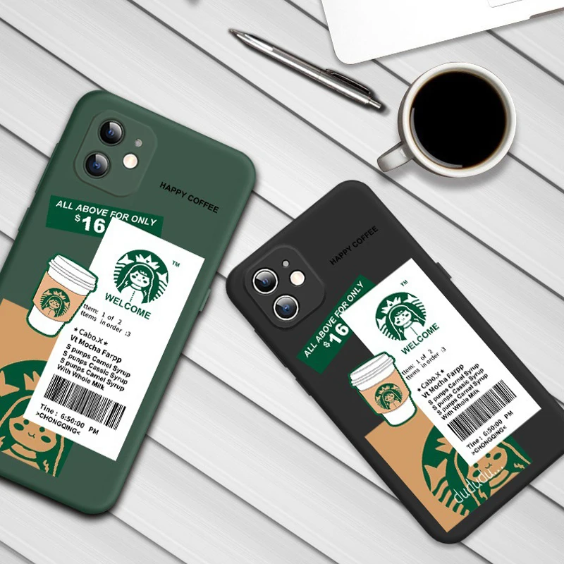 Creative Cartoon Starbucks Cases For iPhone 12 13 Pro Max Mini 11 Pro Max X XR XS Max SE 2020 8 7 6 6S Plus Soft Silicone Cover
Creative Cartoon Starbucks Cases For iPhone 12 13 Pro Max Mini 11 Pro Max X XR XS Max SE 2020 8 7 6 6S Plus Soft Silicone Cover