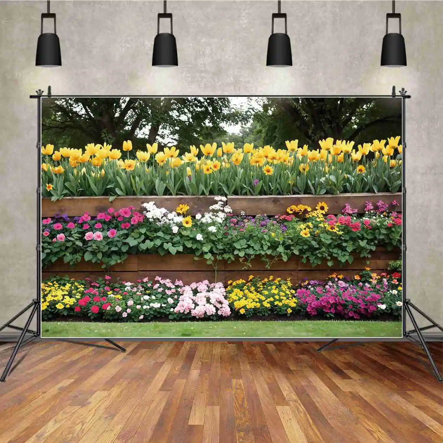 Garden Flowers Wall Photography Backdrops Decoration Spring Party Outdoor Scenery Wooden Wall Custom Children Photo Background
Garden Flowers Wall Photography Backdrops Decoration Spring Party Outdoor Scenery Wooden Wall Custom Children Photo Background