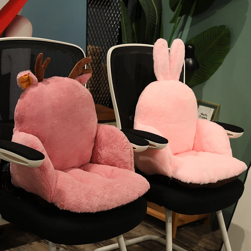 Creative Rabbit Plush Semi-Enclosed Animal Seat Cushion Thickened Office Chair Cushion For Leaning On Student Buttock Cushion
Creative Rabbit Plush Semi-Enclosed Animal Seat Cushion Thickened Office Chair Cushion For Leaning On Student Buttock Cushion