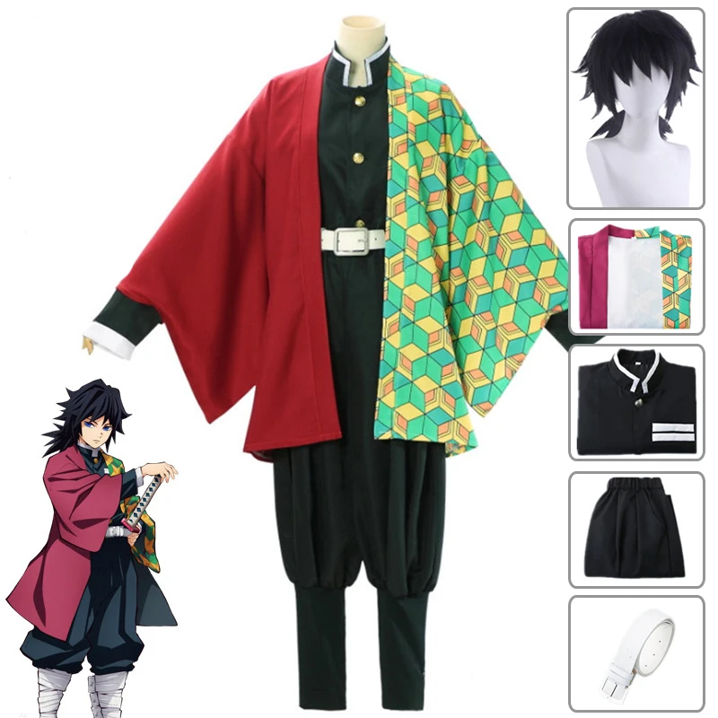 Anime Demon Slayer Kimetsu No Yaiba Tomioka Giyuu Cosplay Costume Women and Men Kimono Uniform Halloween Christmas Party Clothes
Anime Demon Slayer Kimetsu No Yaiba Tomioka Giyuu Cosplay Costume Women and Men Kimono Uniform Halloween Christmas Party Clothes