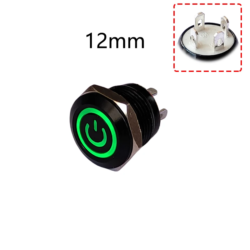 Черный короткий металлический кнопочный переключатель 12 мм с логотипом питания IP65 светодиодный 3 в 6 в 12 В 24 в 50 мА 1 без блокировки Кнопка автоматического сброса
Черный короткий металлический кнопочный переключатель 12 мм с логотипом питания IP65 светодиодный 3 в 6 в 12 В 24 в 50 мА 1 без блокировки Кнопка автоматического сброса