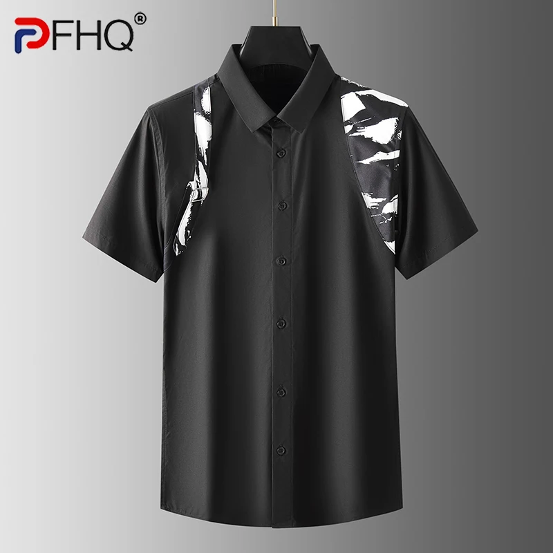 PFHQ Summer Men's Simplified Tops Tide Shoulder Strap Contrast Color Cotton Slim Fit Fashion Patchwork Versatile Shirts 21Z1062
PFHQ Summer Men's Simplified Tops Tide Shoulder Strap Contrast Color Cotton Slim Fit Fashion Patchwork Versatile Shirts 21Z1062