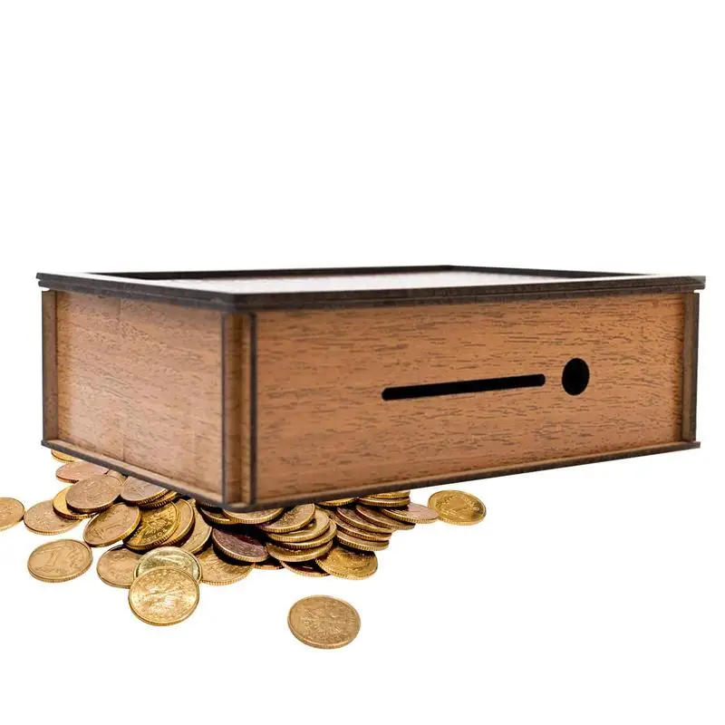 Money Saving Box Creative Wooden Savings Box Wooden Money Box DIY Creative Gift Paper Money Cannot Be Taken Out For Real-Money
Money Saving Box Creative Wooden Savings Box Wooden Money Box DIY Creative Gift Paper Money Cannot Be Taken Out For Real-Money