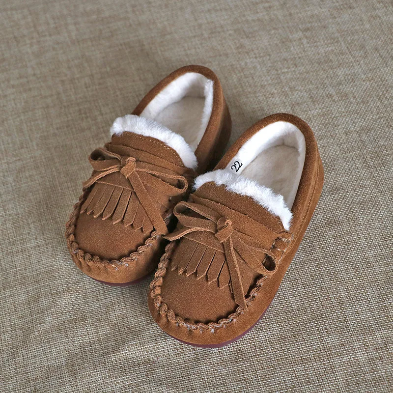 New Winter Loafers Children Warm Thick Plush Boys Girls Casual Leather Shoes Kids Baby Toddler Flats Genuine Leather 02B
New Winter Loafers Children Warm Thick Plush Boys Girls Casual Leather Shoes Kids Baby Toddler Flats Genuine Leather 02B