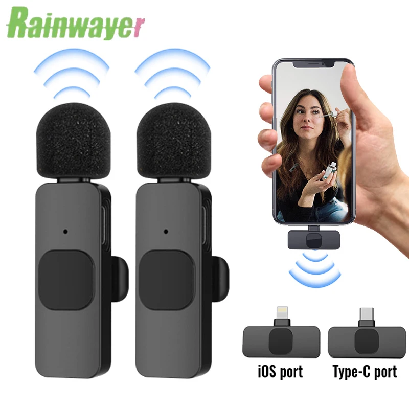 Wireless Microphone Lavalier Portable Audio Video Recording Mini Mic Broadcast for IPhone Android Live Gaming Phone Microfonoe
Wireless Microphone Lavalier Portable Audio Video Recording Mini Mic Broadcast for IPhone Android Live Gaming Phone Microfonoe