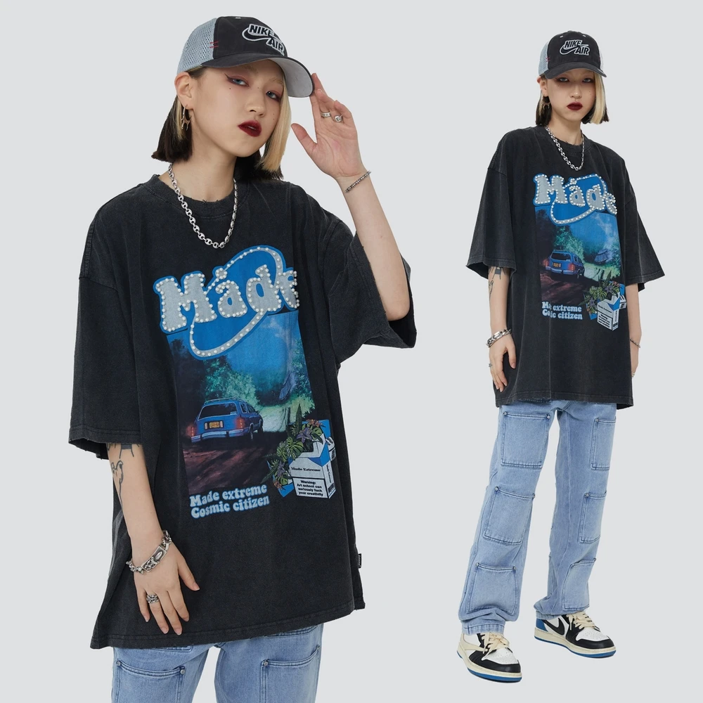 Print Oversize Women's T-shirt High Street Cotton Hip Hop Punk T Shirts Harajuku Streetwear Summer Short Sleeve Tops Tees
Print Oversize Women's T-shirt High Street Cotton Hip Hop Punk T Shirts Harajuku Streetwear Summer Short Sleeve Tops Tees
