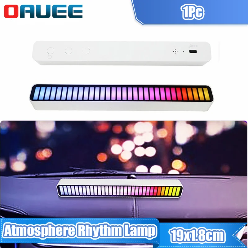 Пикап тональная атмосферная лампа RGB музыкальная светодиодная полоса освесветильник Звуковое управление атмосферсветильник Bluetooth-совместимая цветная лампа
Пикап тональная атмосферная лампа RGB музыкальная светодиодная полоса освесветильник Звуковое управление атмосферсветильник Bluetooth-совместимая цветная лампа