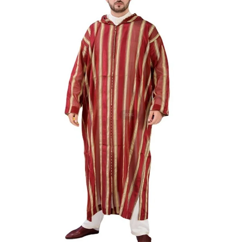 Мужской мусульманский халат на каждый день, Свободный Повседневный мусульманский халат на Ближний Восток с длинными рукавами и капюшоном в...
Мужской мусульманский халат на каждый день, Свободный Повседневный мусульманский халат на Ближний Восток с длинными рукавами и капюшоном в...