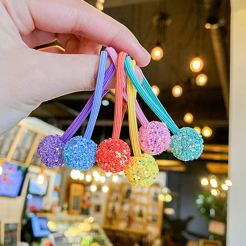 2PCS New Kids Color Sequin Ball Hair Bands Cute Princess Girls Elastic Hair Bands Headwear Baby Headdress Children Tie Ropes
2PCS New Kids Color Sequin Ball Hair Bands Cute Princess Girls Elastic Hair Bands Headwear Baby Headdress Children Tie Ropes