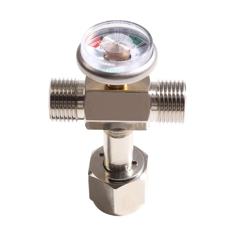 DIN477 CO2 Tank Bottle Threaded Tee Fitting 3 Way Connector Charging Fill Adaptor For Beer Homebrew Aquarium
DIN477 CO2 Tank Bottle Threaded Tee Fitting 3 Way Connector Charging Fill Adaptor For Beer Homebrew Aquarium