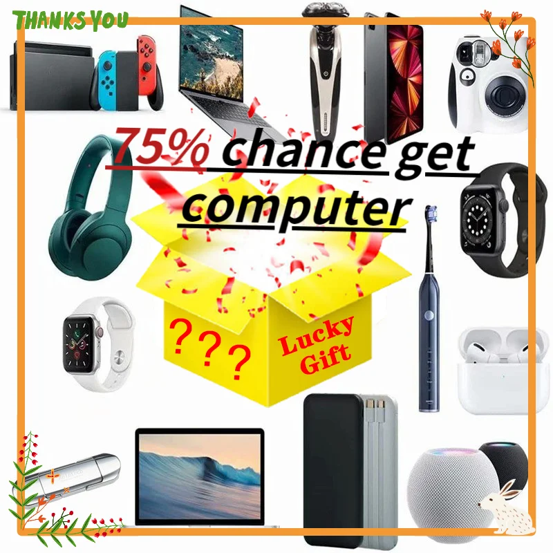 100% Get Lucky Mystery Bag for Lucky People,you Will Get A Great Value Surprise Gifts Electronic Random Item,good Luck for 2022
100% Get Lucky Mystery Bag for Lucky People,you Will Get A Great Value Surprise Gifts Electronic Random Item,good Luck for 2022