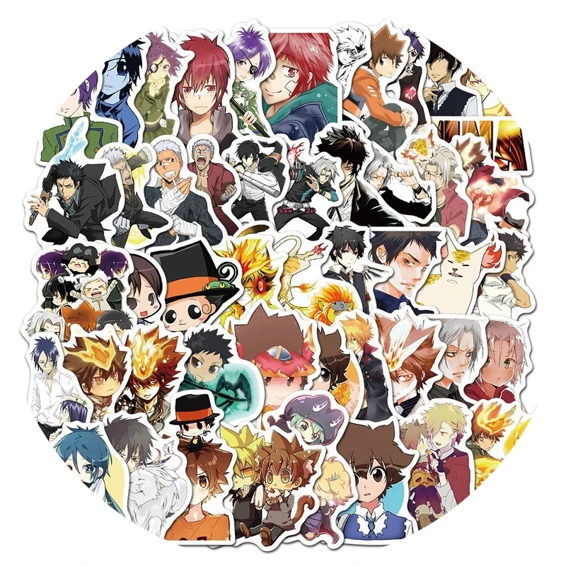 50Pcs HITMAN REBORN Anime Stickers Cartoon Stickers DIY Laptop Car Luggage Waterproof Doodle Decorative Sticker Wholesale
50Pcs HITMAN REBORN Anime Stickers Cartoon Stickers DIY Laptop Car Luggage Waterproof Doodle Decorative Sticker Wholesale