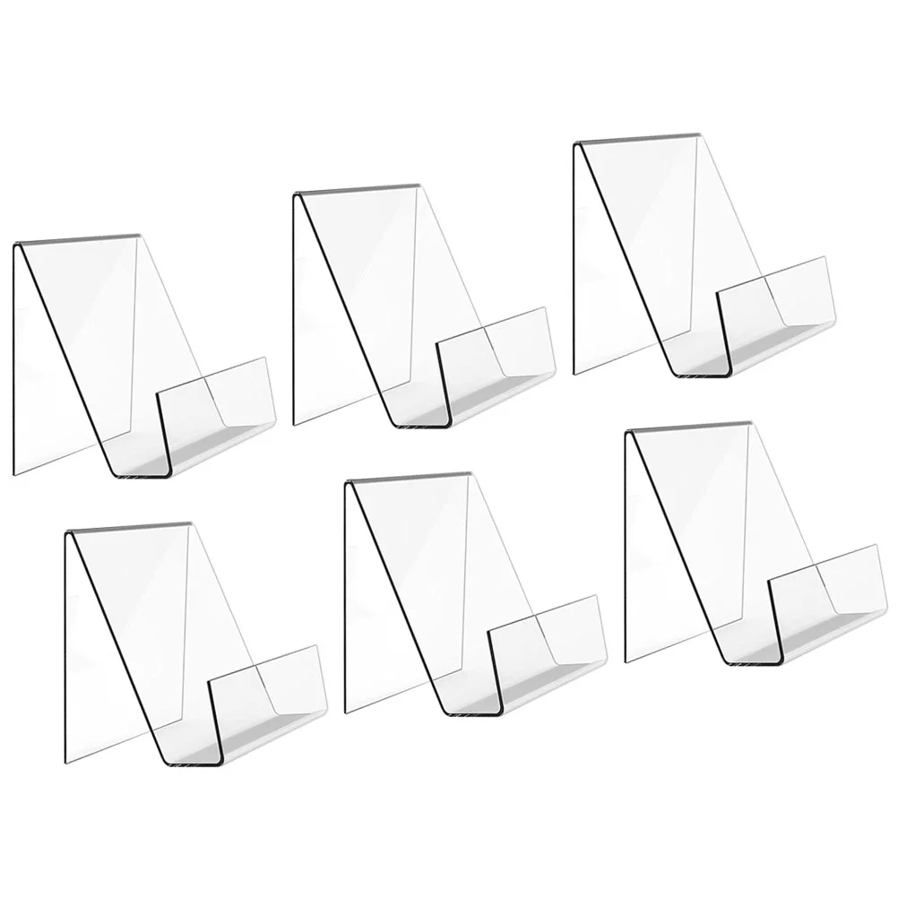 6 Pcs Transparent Display Stand Desktop Bookend Displaying Rack Acrylic Bookshelves Easel Bookshelf Bookends
6 Pcs Transparent Display Stand Desktop Bookend Displaying Rack Acrylic Bookshelves Easel Bookshelf Bookends