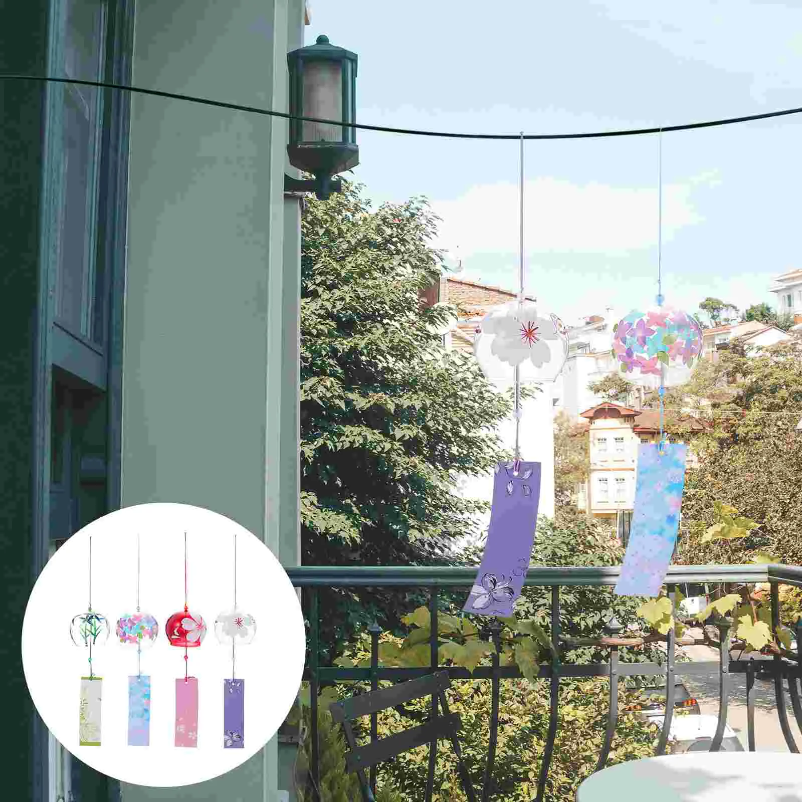 4Pcs Japanese Wind Chimes Glass Romantic Wind Bells Glass Memorial Wind Chimes Window Hanging Decor for Patio Garden Porch Decor
4Pcs Japanese Wind Chimes Glass Romantic Wind Bells Glass Memorial Wind Chimes Window Hanging Decor for Patio Garden Porch Decor