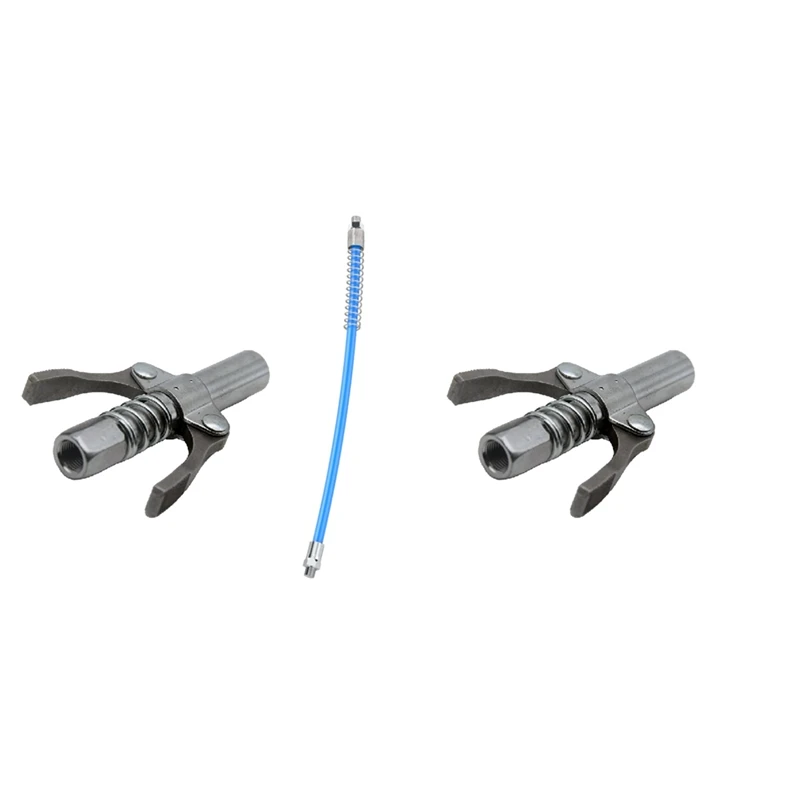 Spot Goods 10000PSI Heavy-Duty Quick Lock And Release Double Handle Stainless Steel NPTI/8 Leak-Free Grease Tool Tip
Spot Goods 10000PSI Heavy-Duty Quick Lock And Release Double Handle Stainless Steel NPTI/8 Leak-Free Grease Tool Tip