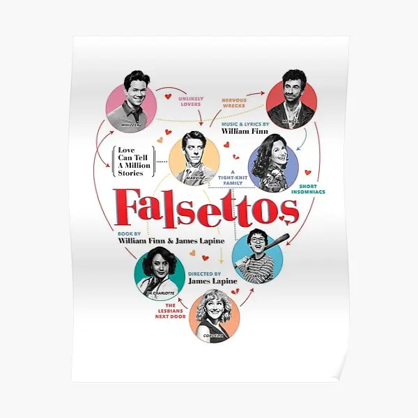 Плакат Falsettos, печать, картина для дома, украшение для комнаты, искусство, Забавный современный винтажный декор, Настенная роспись без рамки
Плакат Falsettos, печать, картина для дома, украшение для комнаты, искусство, Забавный современный винтажный декор, Настенная роспись без рамки