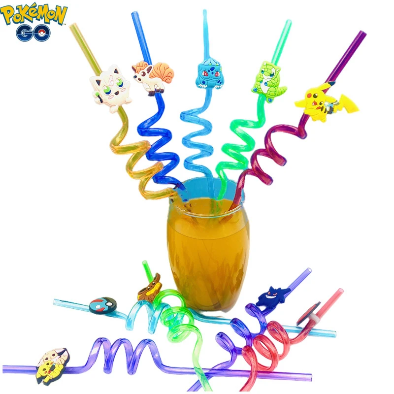 1/5/10PCS Pokemon Reusable Plastic Straws Pikachu Kids Birthday Party Decor Straws Milkshake Ice Drinks Wedding Party Supplie
1/5/10PCS Pokemon Reusable Plastic Straws Pikachu Kids Birthday Party Decor Straws Milkshake Ice Drinks Wedding Party Supplie