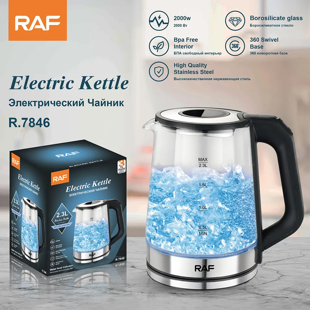 Glass Hot Water Kettle Electric for Tea and Coffee 2.3-Liter Fast Boiling Electric Kettle Cordless Water Boiler
Glass Hot Water Kettle Electric for Tea and Coffee 2.3-Liter Fast Boiling Electric Kettle Cordless Water Boiler
