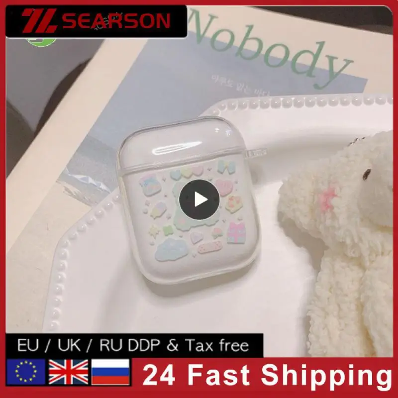 Мягкие легкие чехлы для наушников из ТПУ, защитный чехол для наушников, защита от падения, защитный рукав, милый мультяшный 
Мягкие легкие чехлы для наушников из ТПУ, защитный чехол для наушников, защита от падения, защитный рукав, милый мультяшный