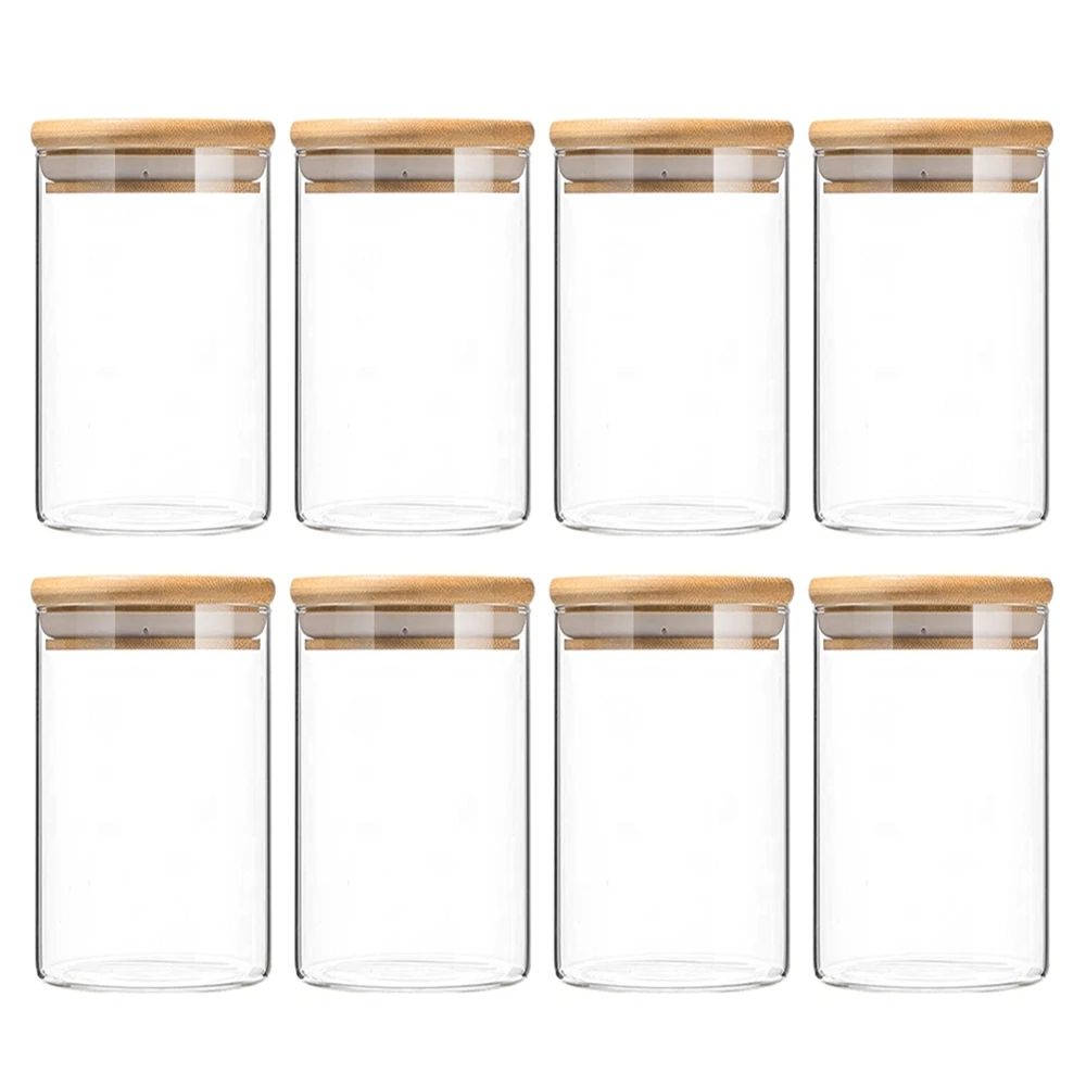 8Pcs 175ML Food Canister Glass Jar With Bamboo Lid Silicone Ring Storage Jar Airtight Sealing Kitchen Storage Food Container Set
8Pcs 175ML Food Canister Glass Jar With Bamboo Lid Silicone Ring Storage Jar Airtight Sealing Kitchen Storage Food Container Set
