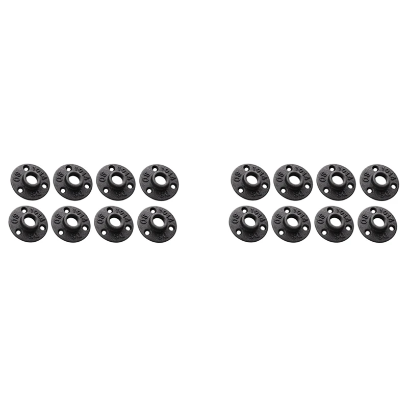 1/2 Inches Malleable Cast Iron Pipe Flange, 1/2 Inches Black Pipe Threaded Pipe Nipples, 16 Pcs
1/2 Inches Malleable Cast Iron Pipe Flange, 1/2 Inches Black Pipe Threaded Pipe Nipples, 16 Pcs