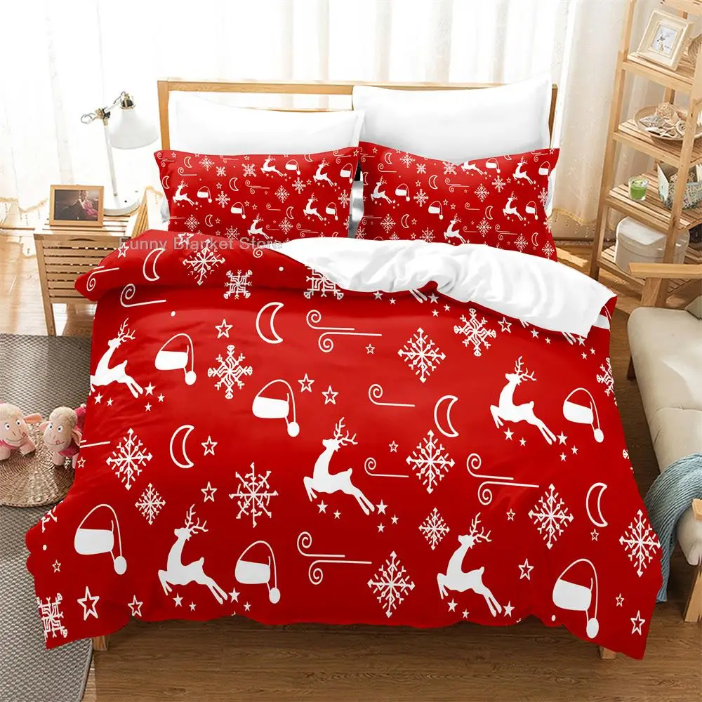 3PCS Snowflake Fawn Christmas Gift Bedding Sets Home Bedclothes Super King Cover Pillowcase Comforter Textiles Bedding Set
3PCS Snowflake Fawn Christmas Gift Bedding Sets Home Bedclothes Super King Cover Pillowcase Comforter Textiles Bedding Set
