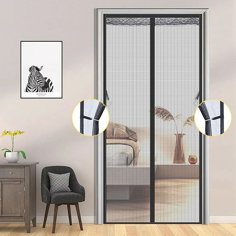 Punch Free Magnetic Screen Door Curtain Anti-Mosquito Net Fly Insect Screen Mesh Automatic Closing Custom Size Easy Installation
Punch Free Magnetic Screen Door Curtain Anti-Mosquito Net Fly Insect Screen Mesh Automatic Closing Custom Size Easy Installation