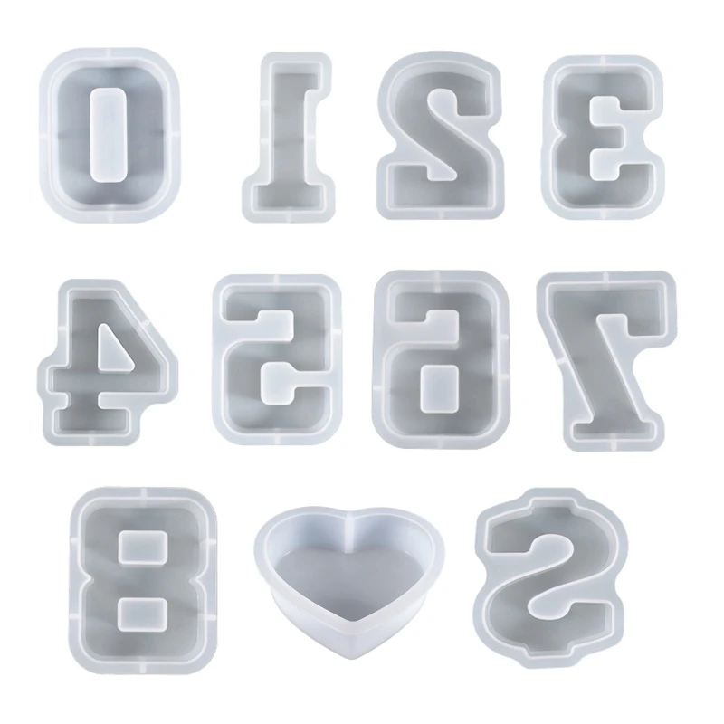 Separate Silicone Mold Number Resin Mold Heart Dollars Silicone Mold 0-8 Number
Separate Silicone Mold Number Resin Mold Heart Dollars Silicone Mold 0-8 Number