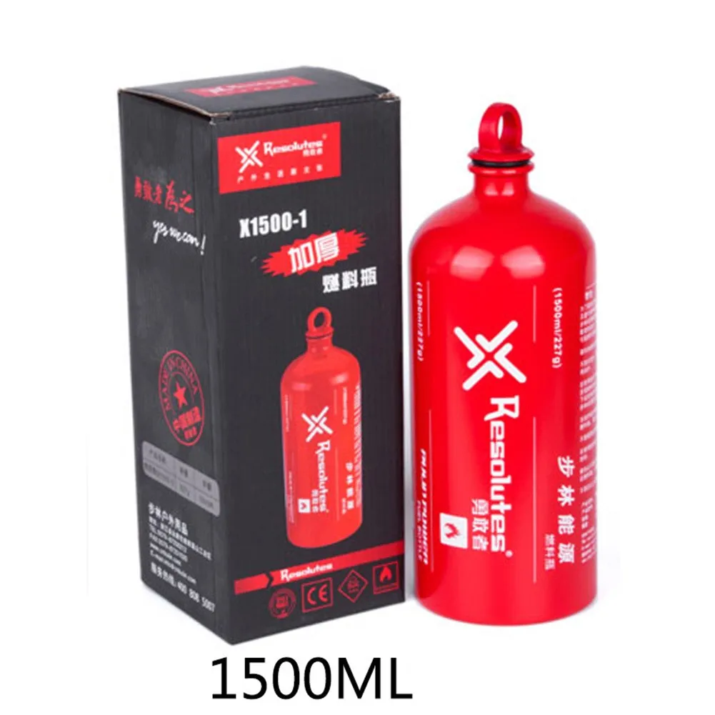 

Bottle Gasoline Canister Sporting Goods 1500ML Gas Oil Fuel Bottle Motorcycle RED With Ring Handle 1000ML Brand New