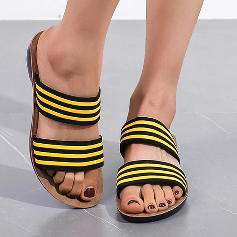 2023 Summer New Women Slippers Open Toe Casual Slides Round Toe Designer Beach Sandals Wedges Large Size 42 Femme Flip Flops
2023 Summer New Women Slippers Open Toe Casual Slides Round Toe Designer Beach Sandals Wedges Large Size 42 Femme Flip Flops