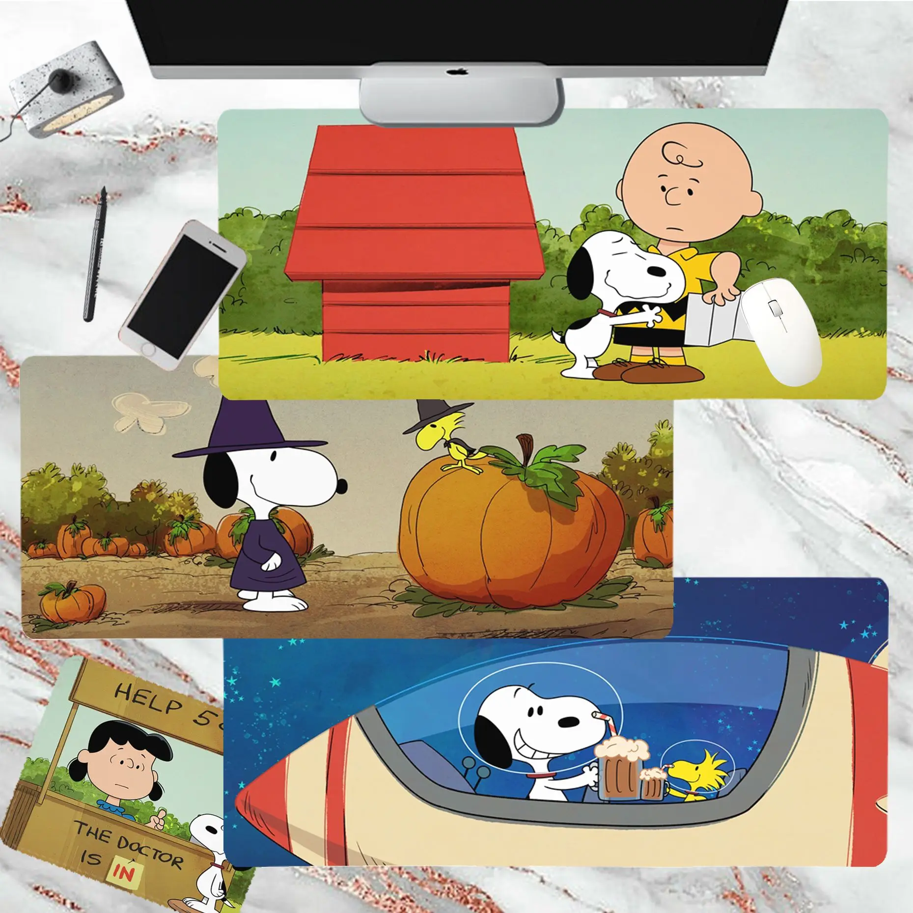 Cartoon S-Snoopys-Dog Mousepad Cute Silicone large/small Pad to Mouse pad Game Size for Game Keyboard Pad
Cartoon S-Snoopys-Dog Mousepad Cute Silicone large/small Pad to Mouse pad Game Size for Game Keyboard Pad