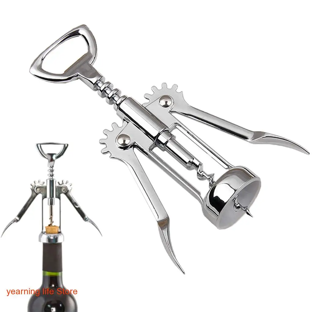 

Special Offer Stainless Steel Wing Style Red Wine Corkscrew Bottle Pull Opener Wine Cork Tool