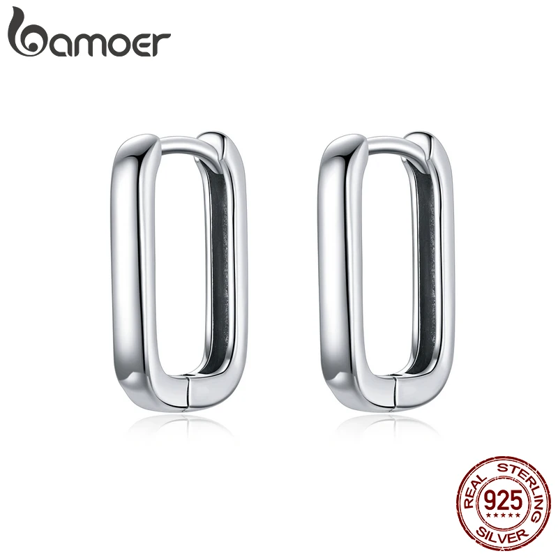 bamoer Silver Square buckle Earrings 925 Sterling Silver Classic French Earring for Women Party Wedding Fine Jewelry BSE478
bamoer Silver Square buckle Earrings 925 Sterling Silver Classic French Earring for Women Party Wedding Fine Jewelry BSE478