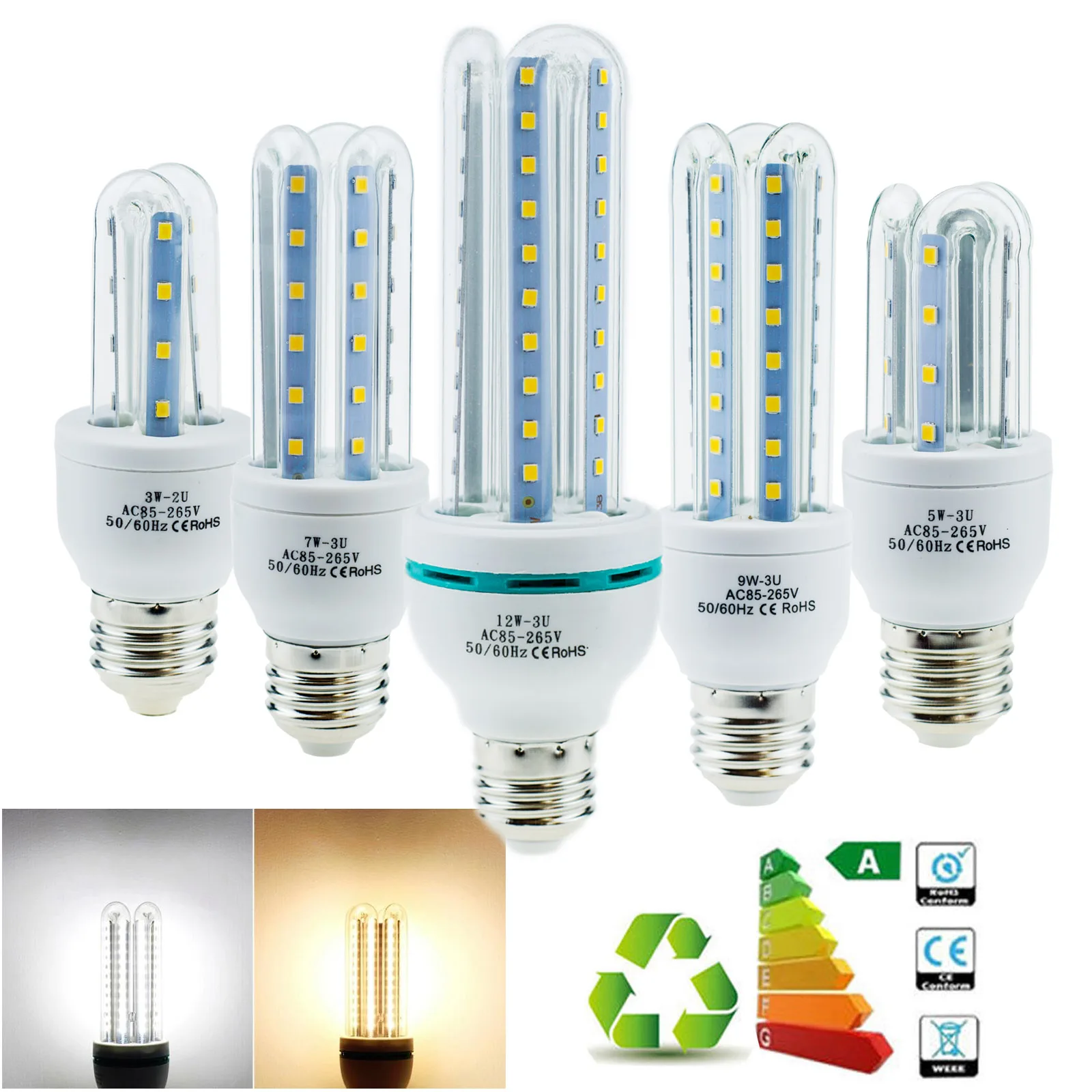 10Pcs E27 LED Corn Light Bulbs 3W 5W 7W 9W 12W U Tube Fluorescent Neon Flood Lights 220V 110V Home Lamps 360° Lighting
10Pcs E27 LED Corn Light Bulbs 3W 5W 7W 9W 12W U Tube Fluorescent Neon Flood Lights 220V 110V Home Lamps 360° Lighting