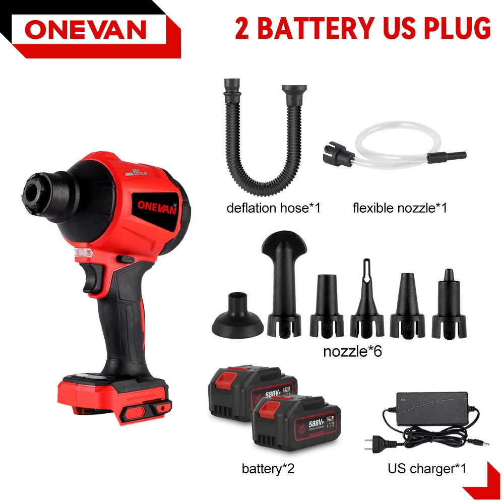 ONEVAN 80000PRM Турбовентилятор для Makita 18В
ONEVAN 80000PRM Турбовентилятор для Makita 18В