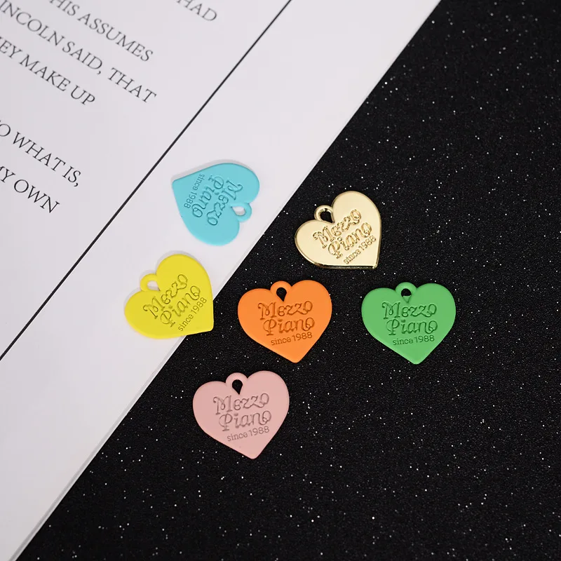 10Pcs Spray Paint Loving Heart Charms Pendant Connectors For DIY Handmade Jewelry Making Necklace Bracelets Findings Accessories
10Pcs Spray Paint Loving Heart Charms Pendant Connectors For DIY Handmade Jewelry Making Necklace Bracelets Findings Accessories