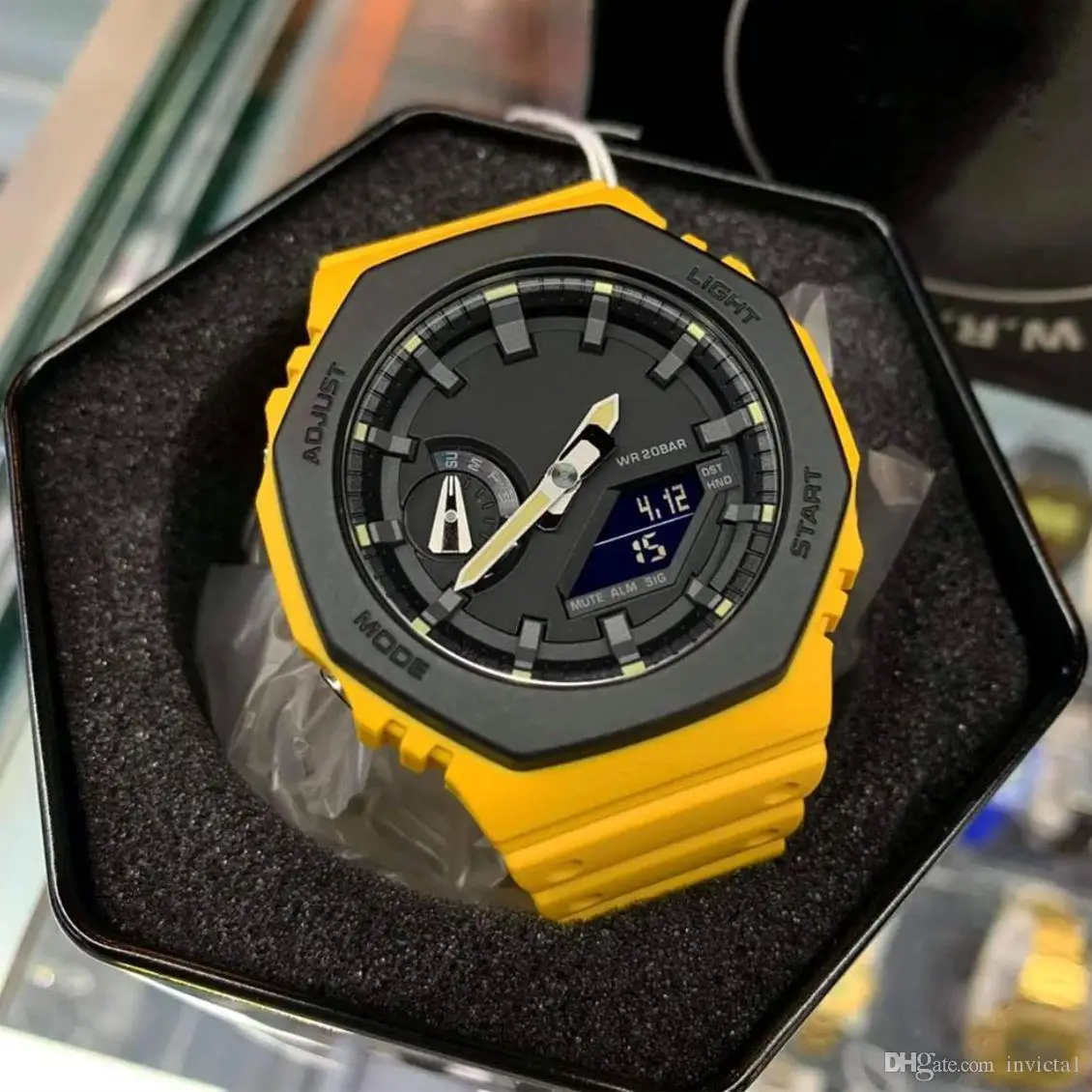 New GA2100 LED Dual Display Men's Sports Watch Royal Oak Electronic Digital Watch All Functions Can Be Operated High Quality
New GA2100 LED Dual Display Men's Sports Watch Royal Oak Electronic Digital Watch All Functions Can Be Operated High Quality