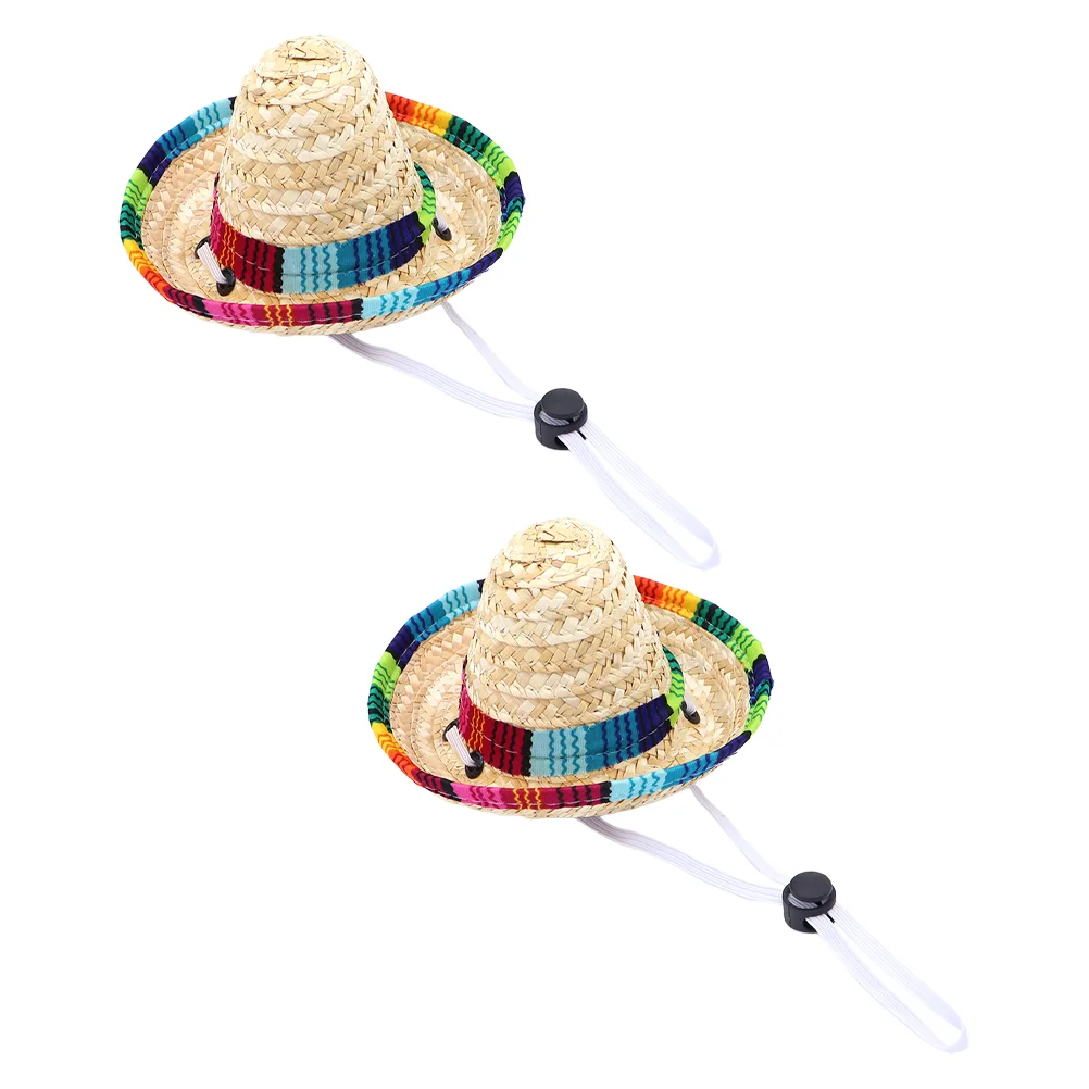 2 Pcs Straw Hat Pet Pet Sun Caps Trendy Clothes Party Supplies Dog Caps Bamboo Pet Birthday Party Hat Mini
2 Pcs Straw Hat Pet Pet Sun Caps Trendy Clothes Party Supplies Dog Caps Bamboo Pet Birthday Party Hat Mini