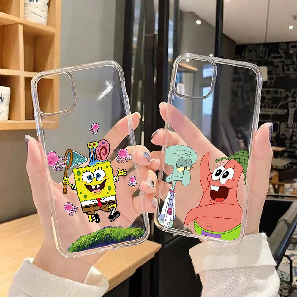 Bandai Cute SpongeBob Cartoon Phone Case For Huawei P Mate P10 P20 P30 P40 10 20 Smart Z Pro Lite 2019 transparent pretty back
Bandai Cute SpongeBob Cartoon Phone Case For Huawei P Mate P10 P20 P30 P40 10 20 Smart Z Pro Lite 2019 transparent pretty back