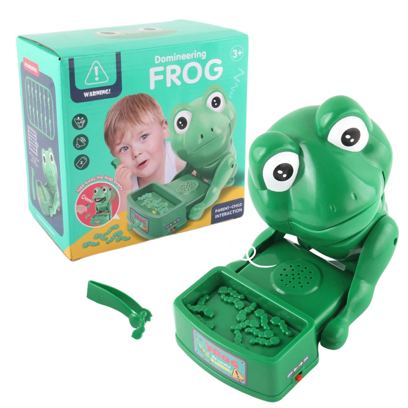 Stealing Insect Frog Biting Prank Toys Funny Electronic Parent-Child Toys Don't Wake The Frog Toys Parent-Child Interaction
Stealing Insect Frog Biting Prank Toys Funny Electronic Parent-Child Toys Don't Wake The Frog Toys Parent-Child Interaction